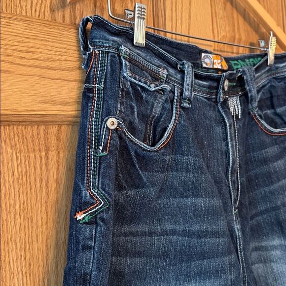 AKADEMIKS Baggy Y2K Hip Hop Streetwear Dragon Embroidery Tiger Patch Jorts Short - Picture 16 of 17